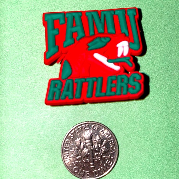 (10 for $15) F@MU Rattlers Florida Crocs Shoe Charms - Picture 1 of 1